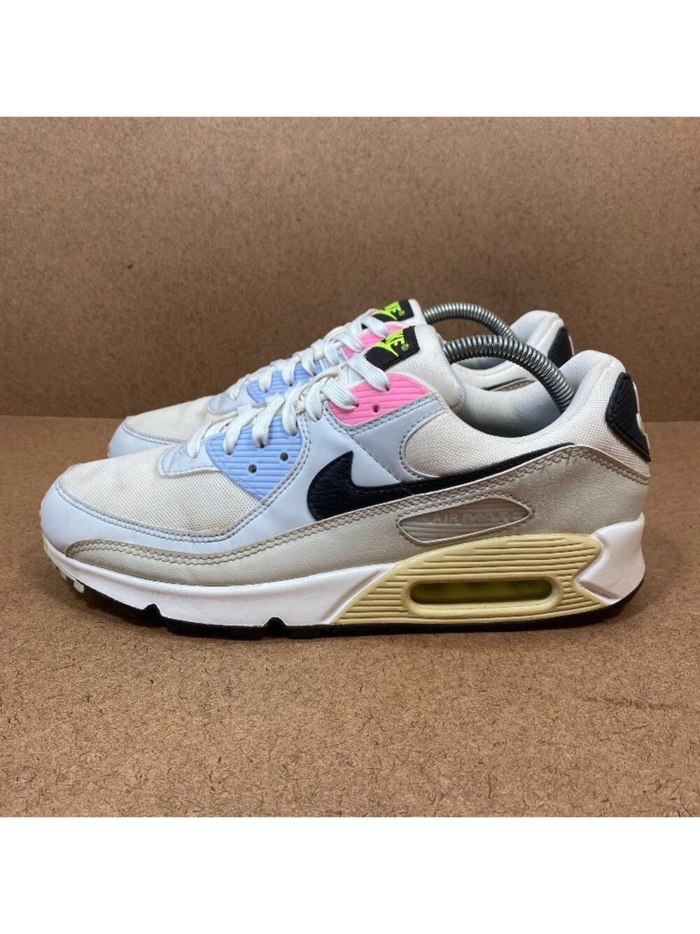 Nike Womens Air Max 90 Multi Color Pastel Sneakers US 11